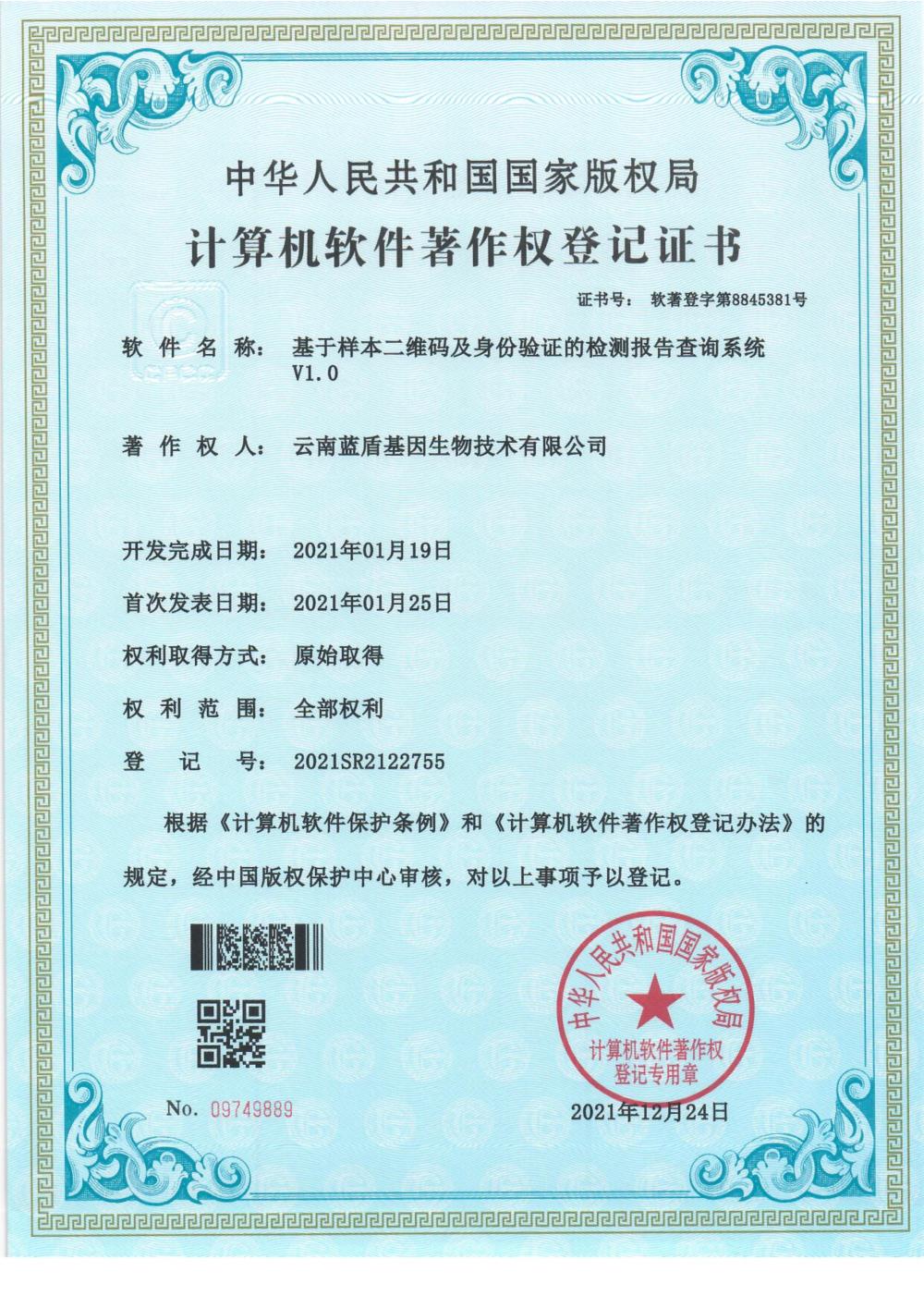 基于身份验证的报告查询系统